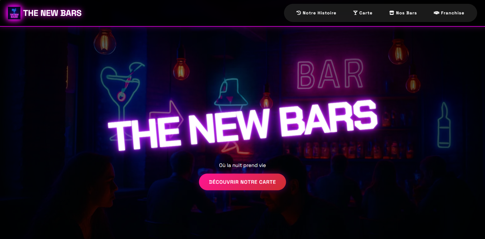 Projet The New Bar